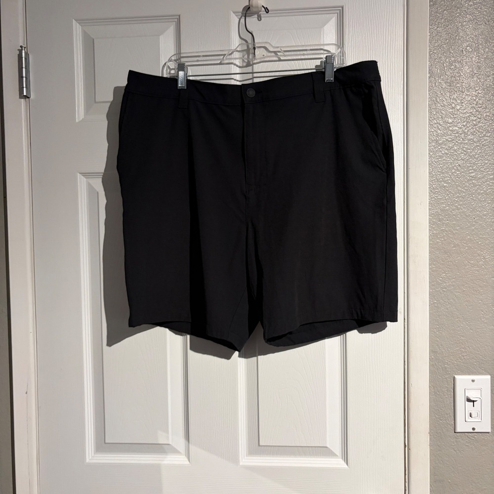 Banana Republic Mens Performance Shorts Black Size 40 Elastic Waist Casual